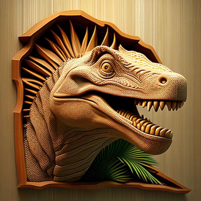 3D модель Бурианозавр (STL)